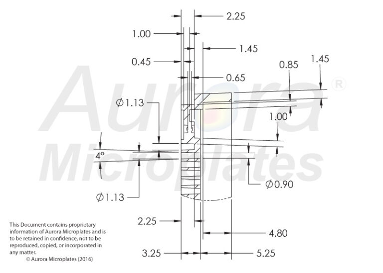 3456 Round Well, White, High Base, Evap Barrier, MaKO - 100µM - Welcome ...