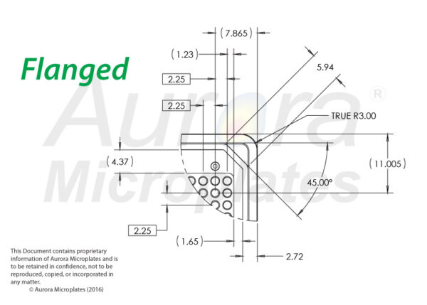 1536 Round Well, White, Low Base, Evap Barrier, MaKO Flanged - 100µM - Image 4
