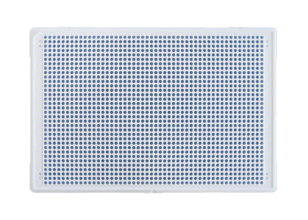 1536 Square Well, White, High Base, Solid Bottom - Image 5