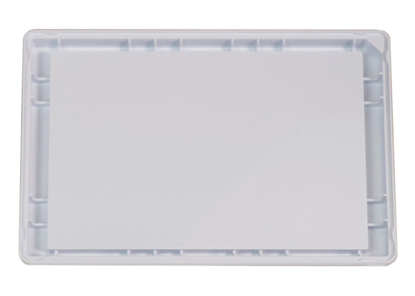 1536 Square Well, White, Low Base, Solid Bottom - Image 5