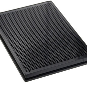 1536 Round Well, Black, High Base, Evap Barrier, MaKO, Solid Bottom