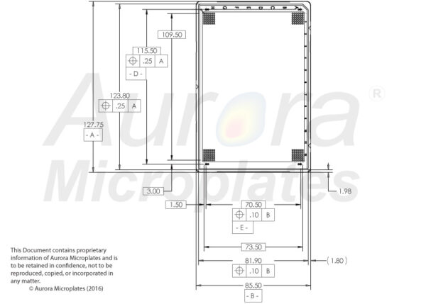 3456 Round Well, Clear, High Base, Evap Barrier, MaKO - 100µM - Image 3