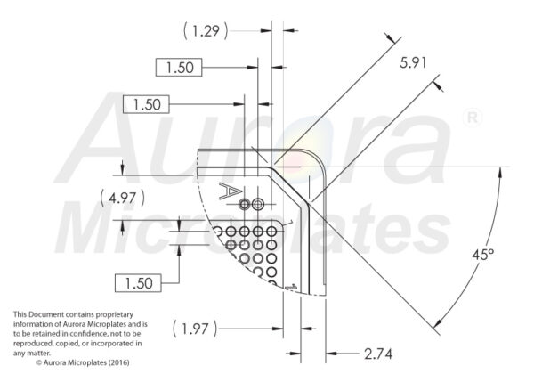 3456 Round Well, Clear, High Base, Evap Barrier, MaKO - 100µM - Image 4