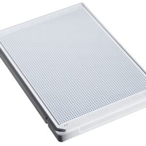 3456 Round Well, White, High Base, Evap Barrier, MaKO, Solid Bottom