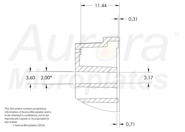 384 Square Well, White, Imager Quality, Ultra-Low Base, No Evap Barrier, 188µM - Aurora - Image 3