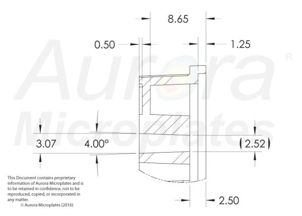 384 Round Well IQ LV - White - Solid  - Aurora - Image 4
