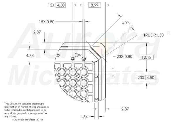 384 Round Well IQ LV - White - Solid  - Aurora - Image 2